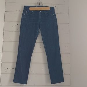 Armani dark wash skinny jeans